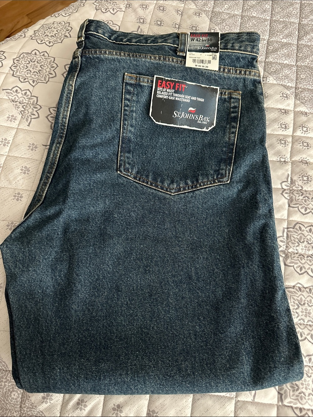 St. John's Bay Relaxed Fit Men's Jeans - Dark Blue